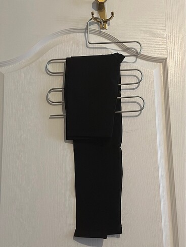 Siyah kısa kollu tayt yoga takımı - Görsel 3