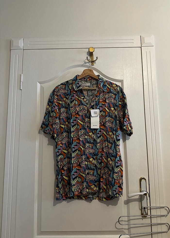 Oversize Unisex gömlek bershka - Görsel 3