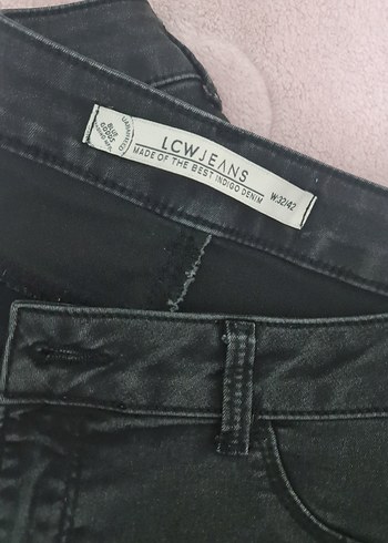 LC Waikiki Siyah Normal Kesim Kadın Denim Pantolon