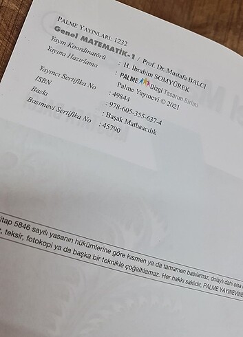  üniversite genel matematik 1