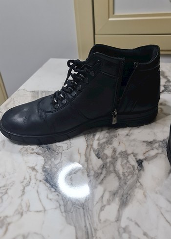 Siyah Erkek Kauçuk Bağcıklı Bot - Görsel 2