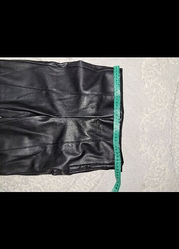 xs Beden siyah Renk Zara Deri Pantolon (XS)