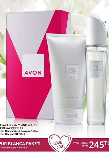 AVON PUR BLANCA PAKETİ 
