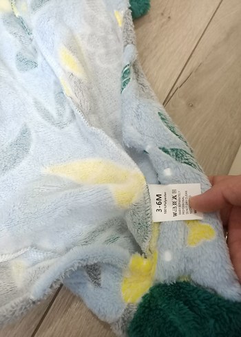 Kışlık Desenli  Bebek Tulum 3-6 ay - Görsel 4