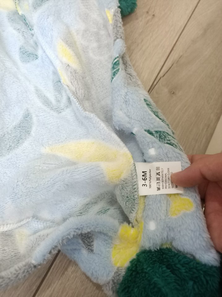 Kışlık Desenli  Bebek Tulum 3-6 ay - Görsel 4