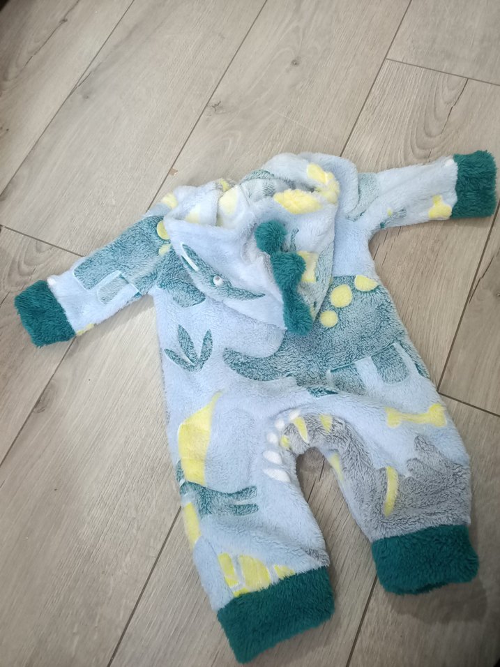 Kışlık Desenli  Bebek Tulum 3-6 ay - Görsel 3