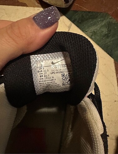 42.5 Beden beyaz Renk Nike Erkek Ayakkabı