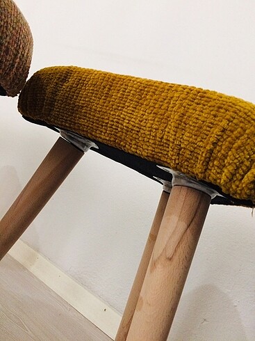 Tabure, Makyaj Sandalyesi, Puf Tabure, Peluş Tabure - Görsel 7