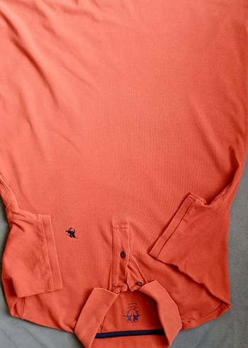 Kırmızı Erkek Polo Tişört  Yakalı - Görsel 3