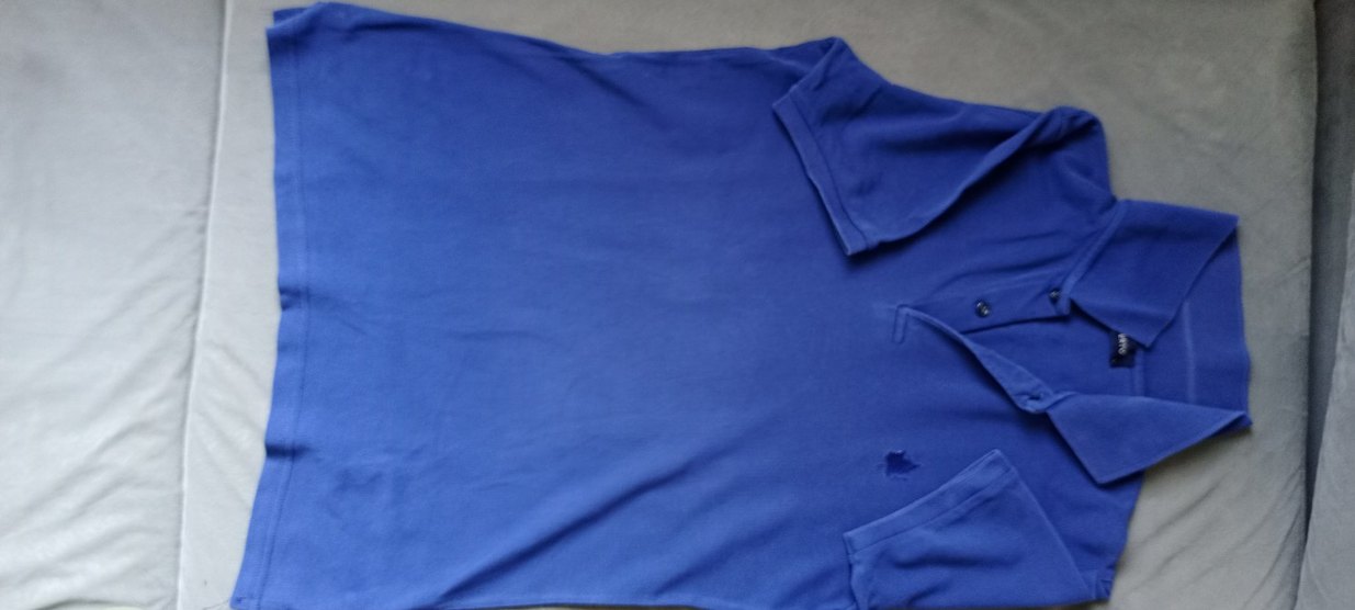 Mavi Düğmeli Erkek Polo Tişört Umberto - Görsel 2