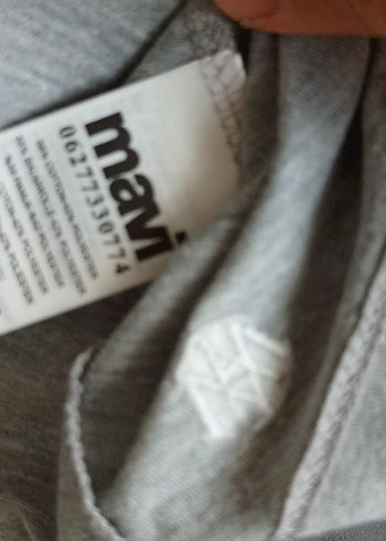 Gri Erkek Tshirt Mavi Orjinal - Görsel 3