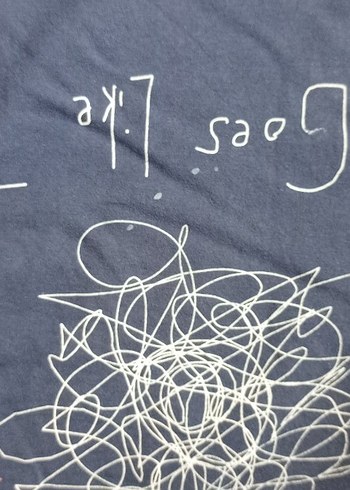 Gri Erkek Street Wear Rozet Tshirt - Görsel 3