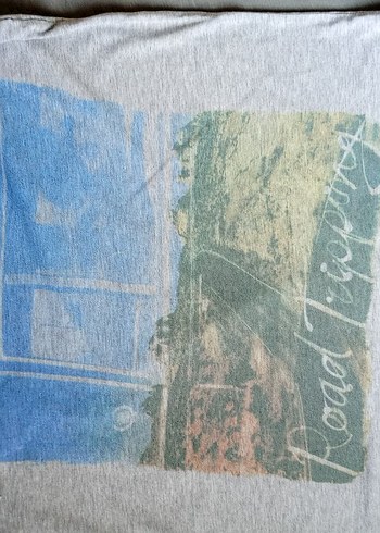 Gri Bisiklet Yaka Erkek tshirt M - Görsel 2