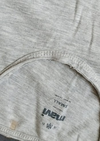 Gri Erkek Tişört Mavi - Görsel 2