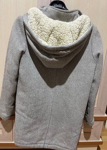 Gri Midi  Kaban Düğmeli - Görsel 4