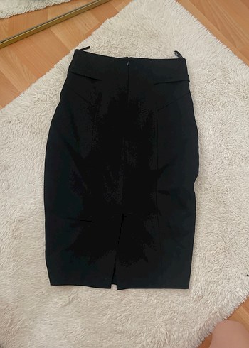 Siyah Midi Kalem Etek - Görsel 2