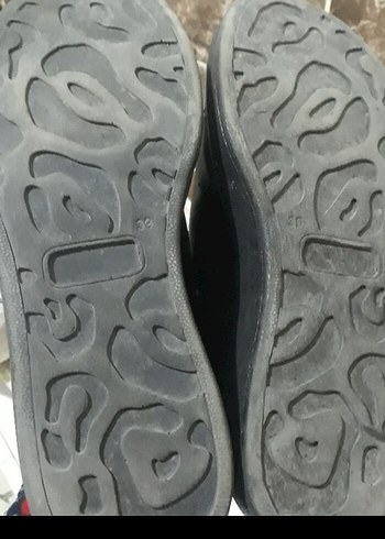 Siyah Platform Topuklu Kadın Spor Ayakkabı - Görsel 5