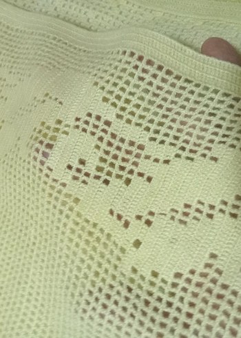 Beyaz Örgü Kadın Yelek V Yakalı - Görsel 3