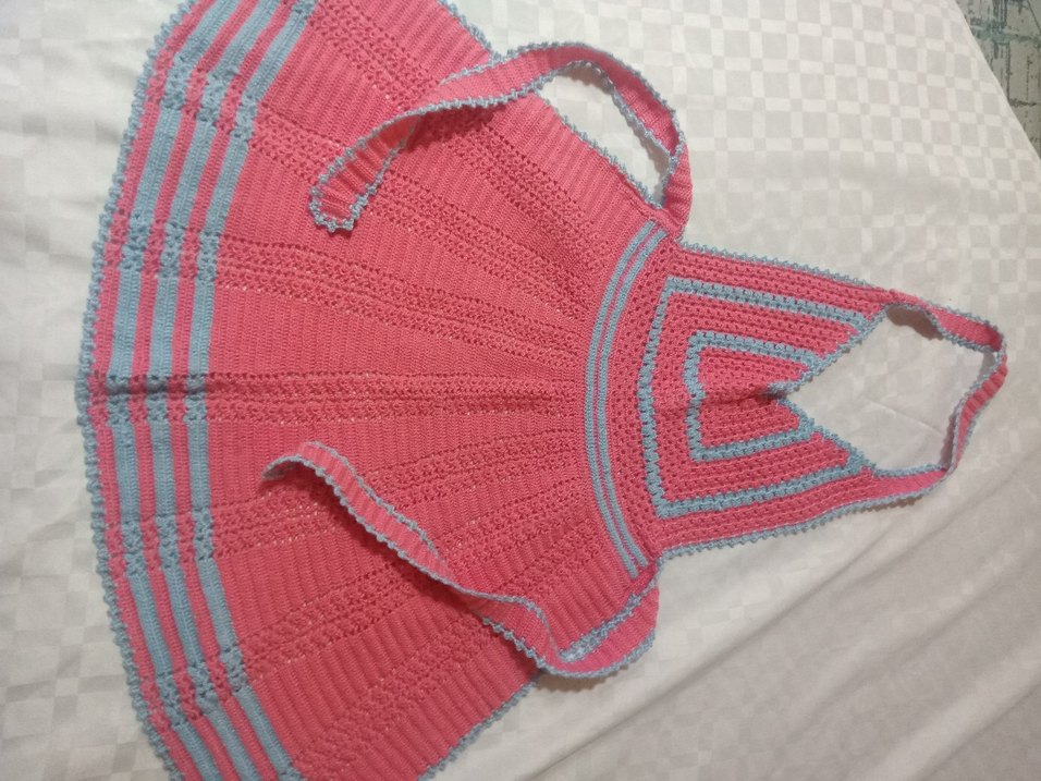 Pembe Örgü Mutfak Önlüğü - Görsel 2