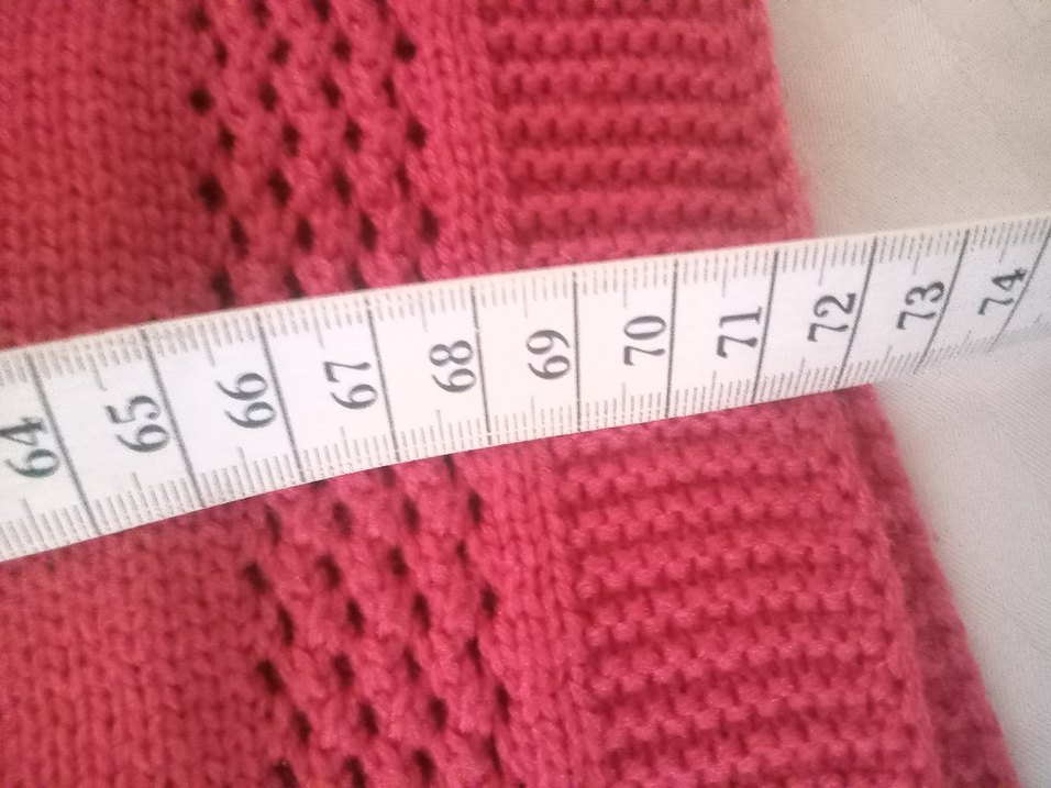 Kırmızı V Yaka Örgü Kadın Yelek - Görsel 5