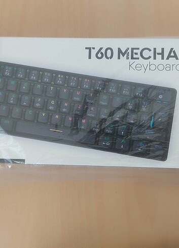 t60 mini red switch gaming klavye 