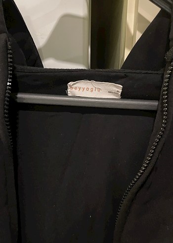 Kadın Siyah Fermuarlı Sweatshirt - Görsel 2