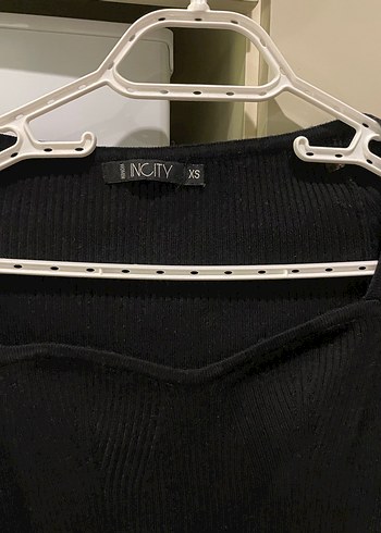 Siyah V Yaka İnce Triko Kadın Kazak - Görsel 2