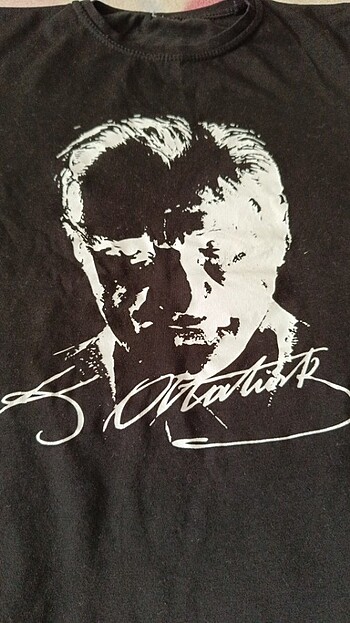 Atatürk baskili tşört - Görsel 2