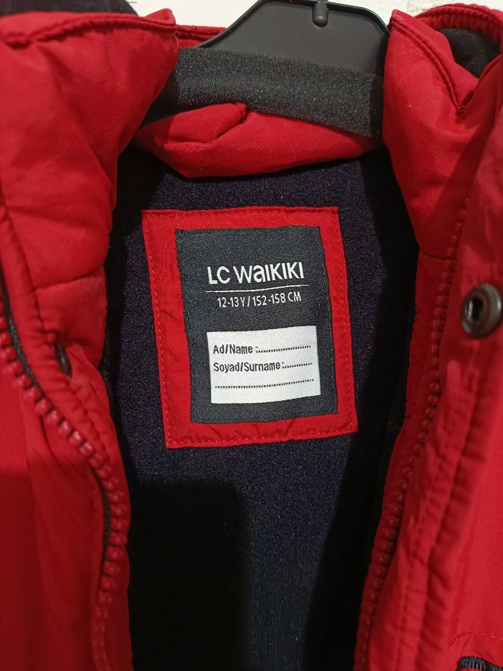 Kırmızı Erkek Street Style Mont - Görsel 4