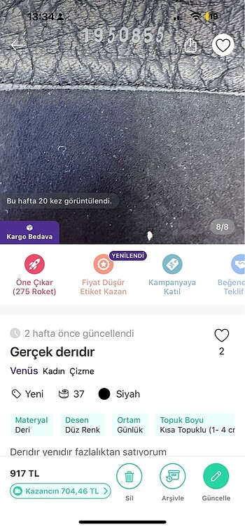 37 Beden Venüs gerçek derı