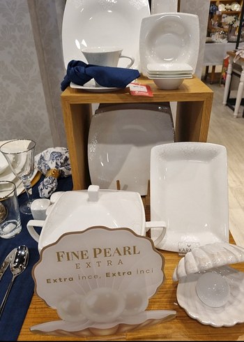 Beden 0 KUTUSUNDA KARACA FİNE PEARL 12 KİŞİLİK YEMEK TAKIMI
