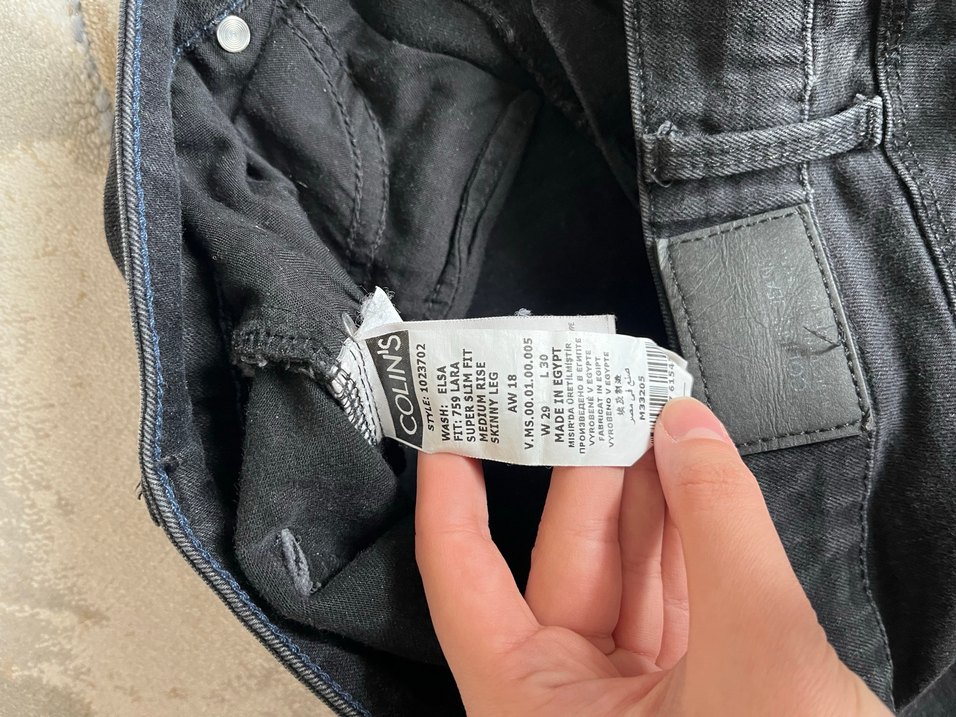 Colins Kadın Siyah Jean - Görsel 5