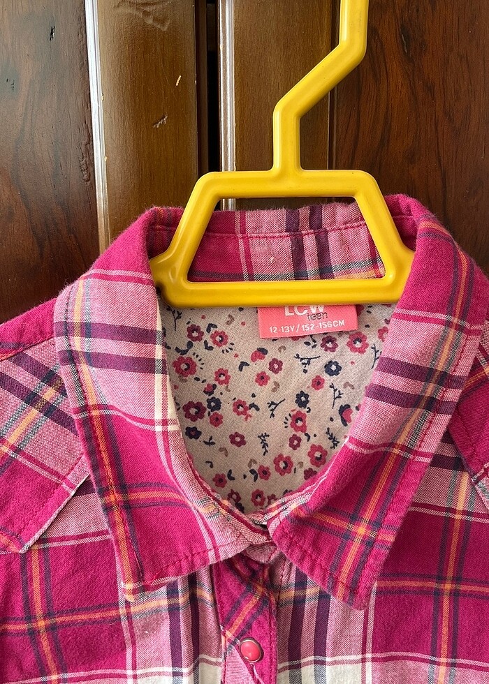 Lcw teen ekoseli gömlek - Görsel 4