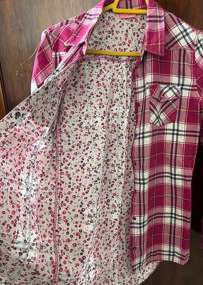 Lcw teen ekoseli gömlek - Görsel 3