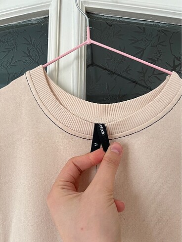 m Beden camel Renk Defacto dikiş detaylı sweatshirt