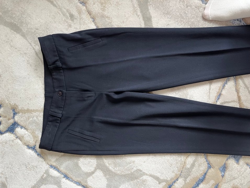 Lacivert Kadın Kumaş Pantolon - Görsel 2