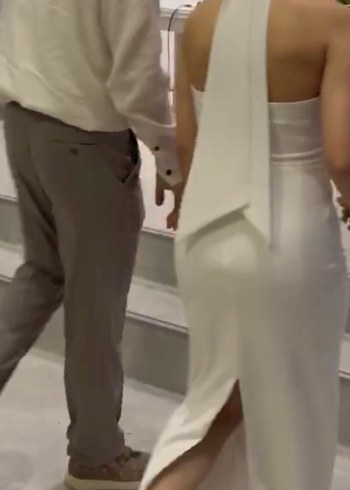 m Beden beyaz Renk Beyaz nikah elbisesi