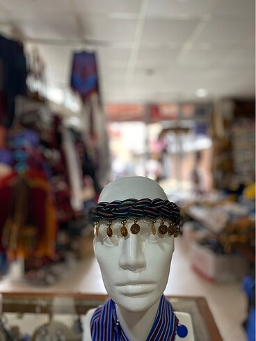 Keşan örgülü bandana