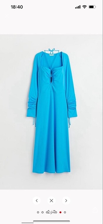 H&M H&M mavi elbise