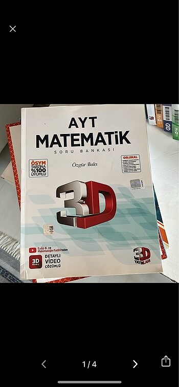 Ayt matematik 3d soru bankası