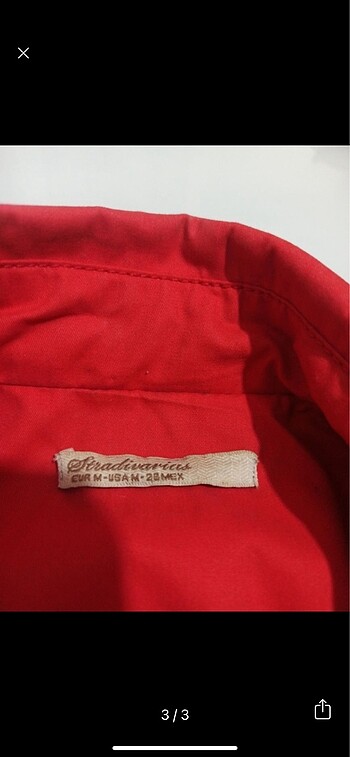 m Beden Stradivarius kırmızı trençkot
