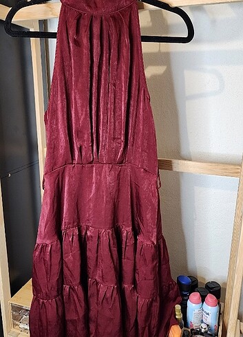 Bordo elbise
