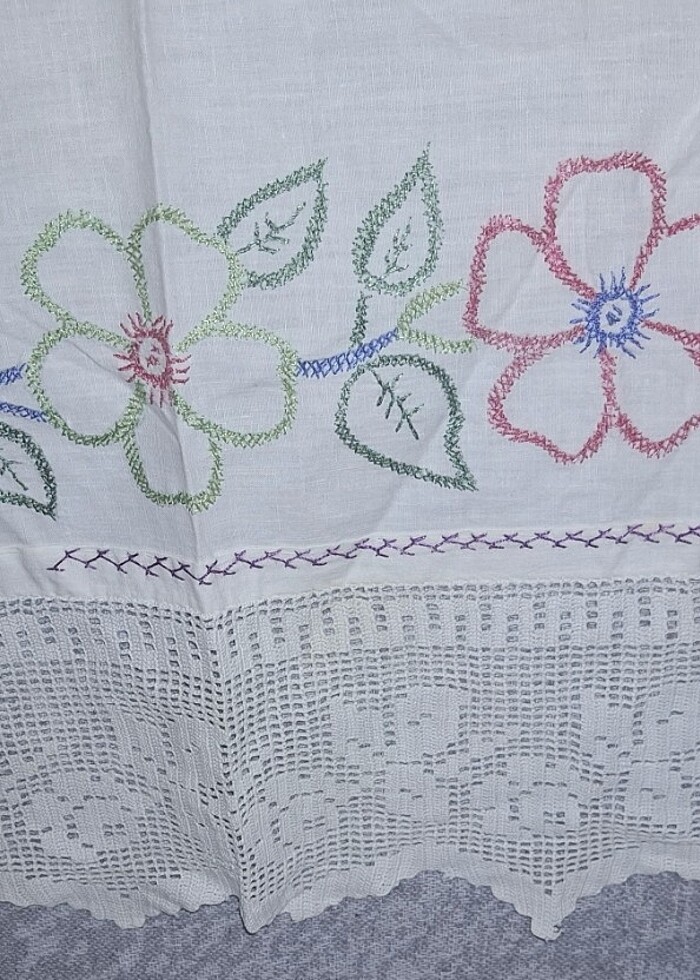 Dantelli kanaviçe işlengi - Görsel 2