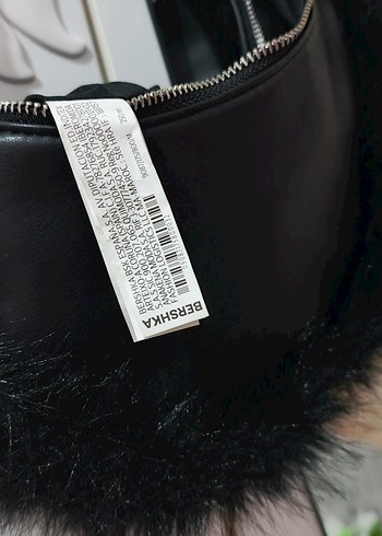 Siyah Kürklü Deri Çanta - Görsel 8
