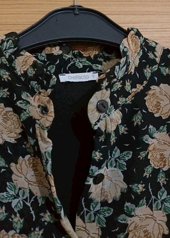 Bohem Tarzı Düğmeli V Yaka Elbise - Görsel 2