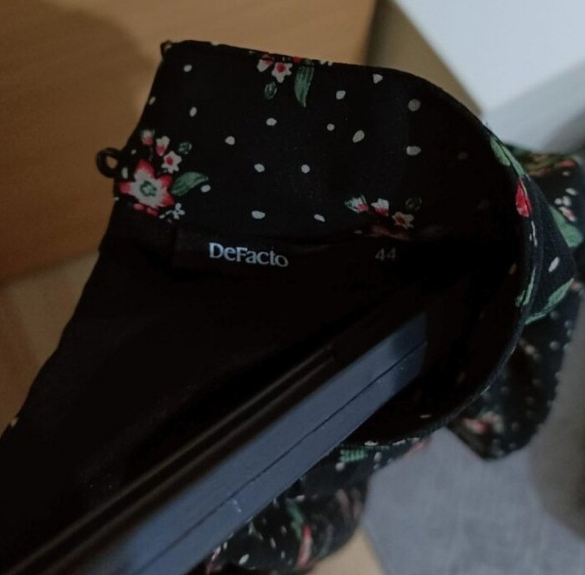 Çiçek Desenli Uzun Kollu Bohem Elbise - Görsel 3