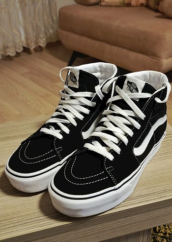 Siyah Platform Tabanlı Kadın Spor Ayakkabı - Görsel 7