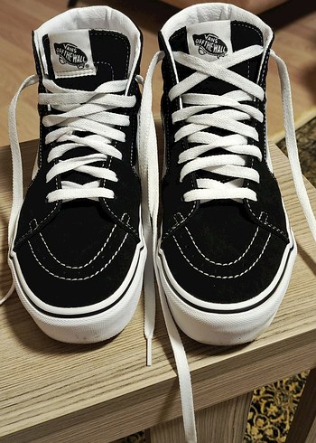 Siyah Platform Tabanlı Kadın Spor Ayakkabı - Görsel 15