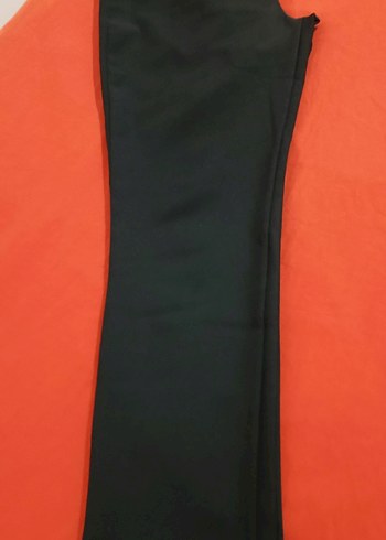 Kadın Siyah Kumaş Kemerli Pantolon - Görsel 7