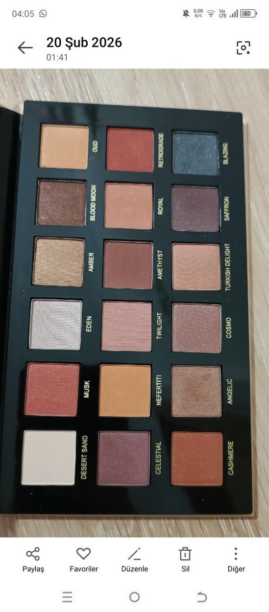 Bej ve Koyu Tonlu Far Paleti - Görsel 2